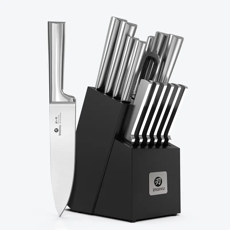 15-Piece Japanese-Inspired High-Carbon Stainless Steel Kitchen Knife Set 1