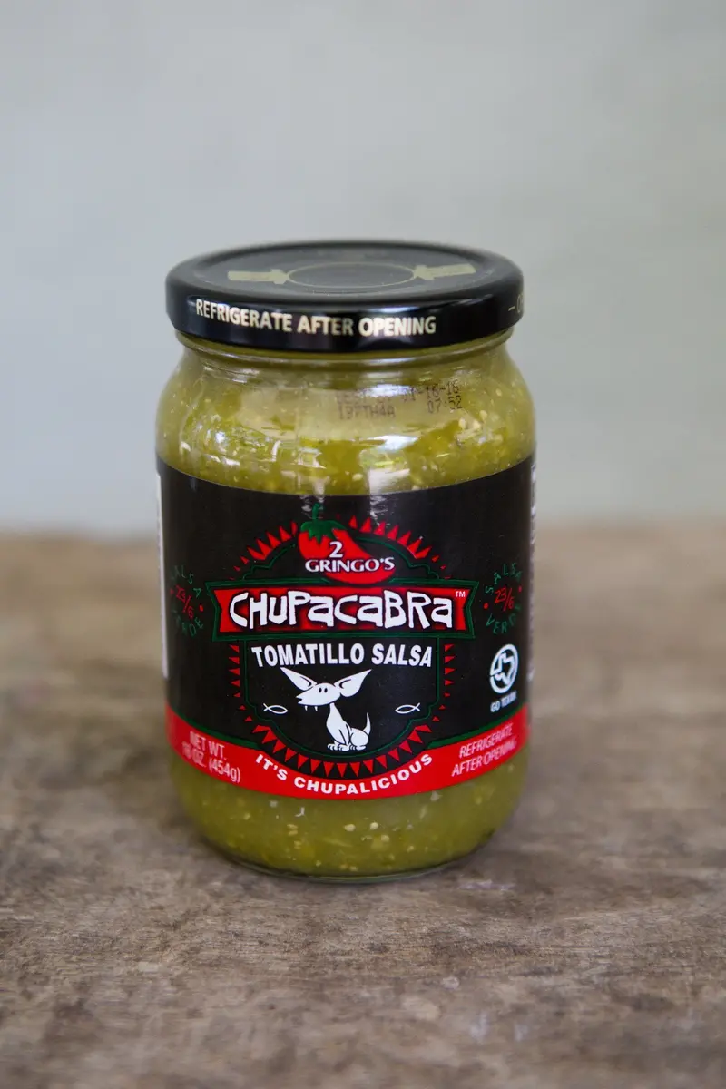 2 Gringos Chupacabra Tomatillo Salsa 1