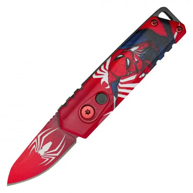 5-Inch Spider Push-Button Opening Folding Knife 1