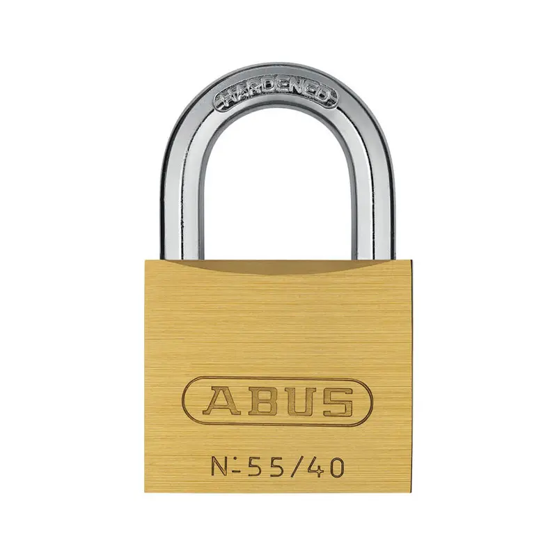 Abus 55/40-Ka-5401 Padlock – 1-1/2 In. Body × 7/8 In. Shackle, Solid Brass Keyed-Alike Security Lock 1