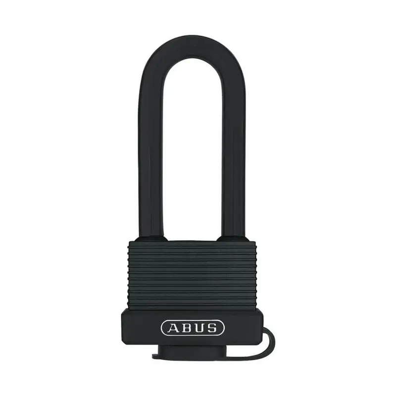 Abus 70/45Hb63 Extended-Shackle Padlock – 1-1/2 In. Body × 2-3/8 In. Long Shackle, Weatherproof Brass Construction 1