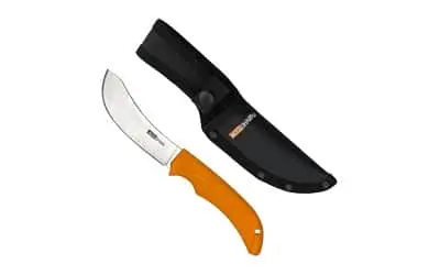 Accusharp Butcher Knife – Orange Handle With Protective Sheath 1