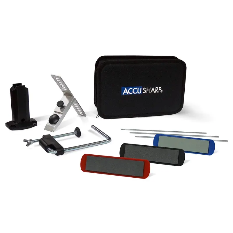 Accusharp Precision 3-Stone Sharpening Kit – Compact & Portable 1