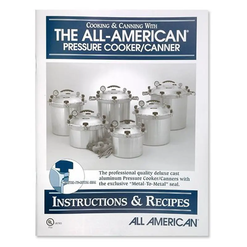 All American Owner’S Manual & Recipe Book – Official Guide For Cookers & Canners 1