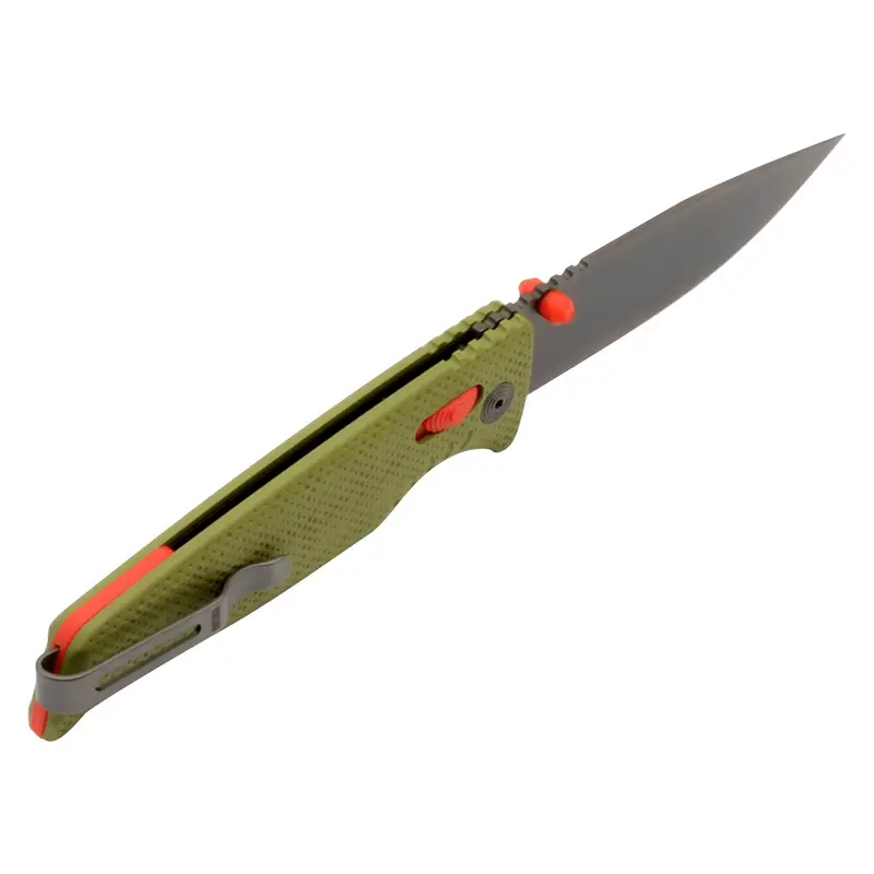 Altair Xr Folding Knife In Field Green And Stone Blue Finish 1