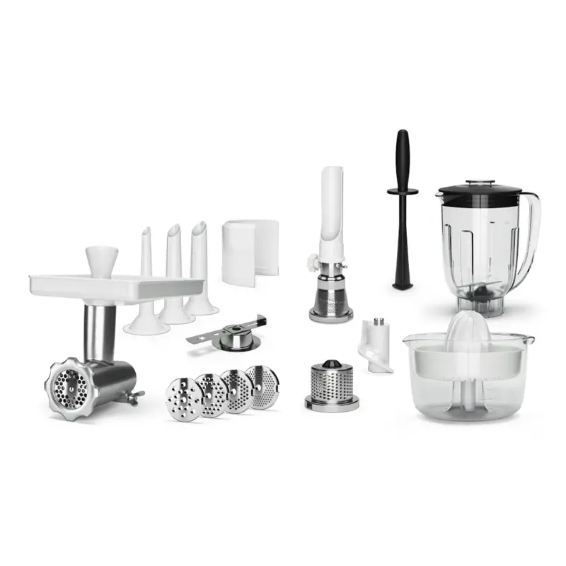 Ankarsrum Ultimate Attachment Kit – Mincer, Citrus Press & Blender With Tamper 1