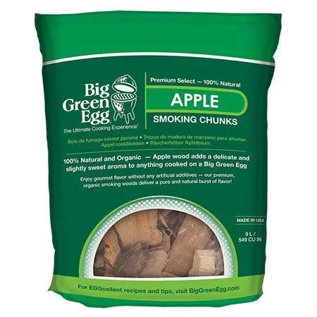 Applewood Smoking Chunks – Big Green Egg 1