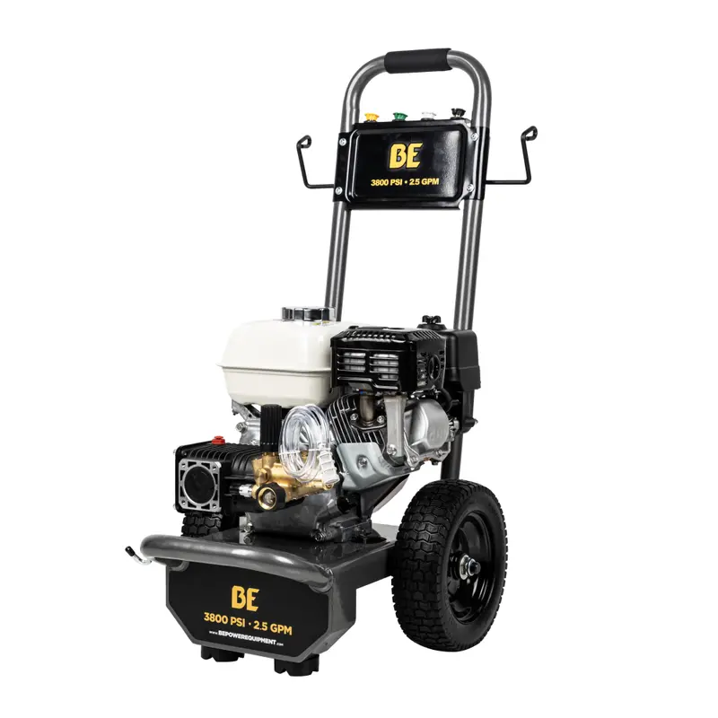 Be Pressure Washers B3865Ha – 3800 Psi / 2.5 Gpm Gas Cold Water Washer Featuring Honda Gx200 Engine 1