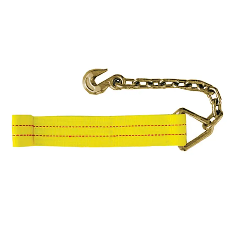 Ben-Mor 330Ch 3-Inch By 30-Foot Yellow Winch Strap With Chain Hook 1