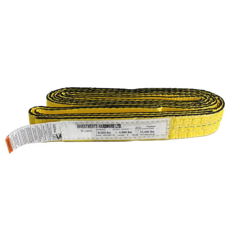Ben-Mor Ee2-902Y08T3 2-Inch By 8-Foot 2-Ply Type Iii Synthetic Web Sling 1