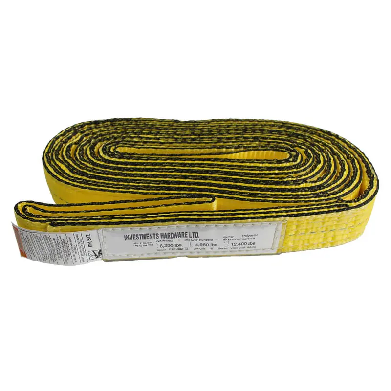 Ben-Mor Ee2-902Y18T3 2" X 18 Ft. Type 3 Synthetic Lifting Sling – Dual-Ply 1