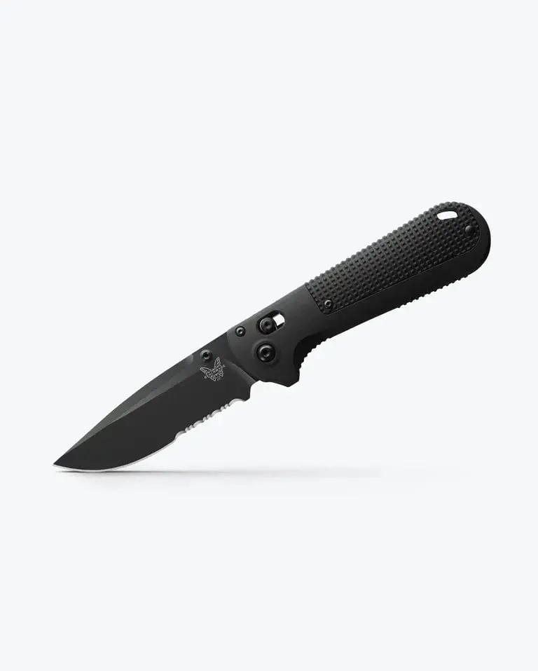 Benchmade 430Sbk-02 Redoubt Folding Knife – Stainless Steel Blade, Black Handle 1