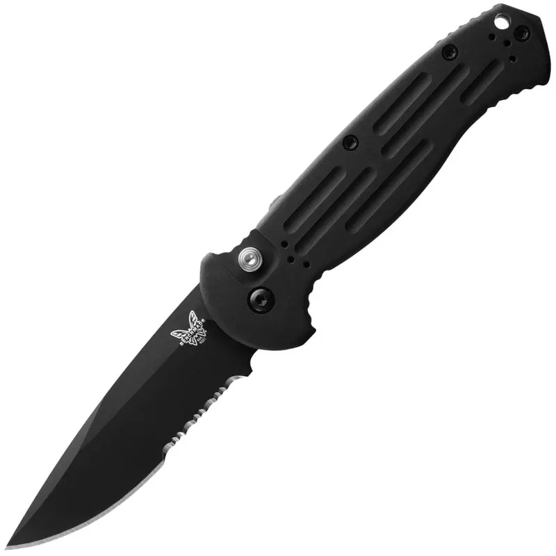 Benchmade Afo Ii Automatic Knife – 3.59" Partially Serrated Blade, Quick-Deploy Mechanism 1