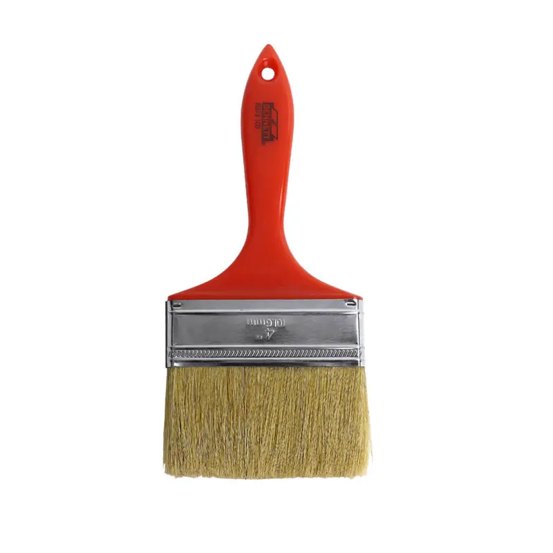 Bennett B100 4-Inch Red-Handle Polyester Bristle Painting Brush 1
