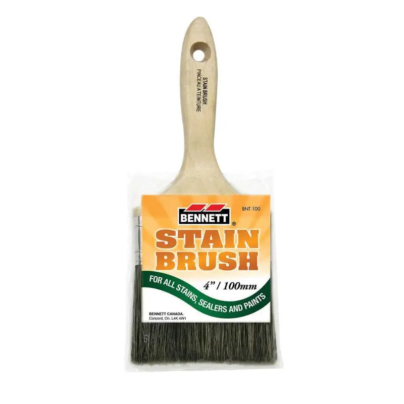 Bennett Bnt100 4-Inch Straight-Edge Polyester Stain Brush 1