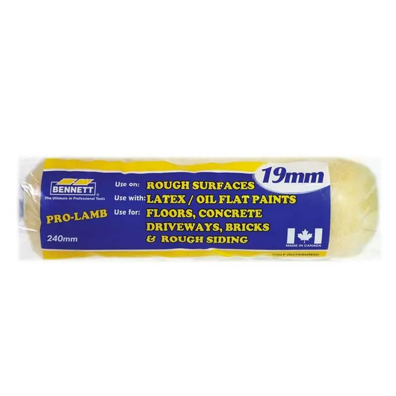 Bennett Pl1909 Heavy-Duty Roller Refill – 9-1/2" X 19 Mm, Rough Surface Coverage 1