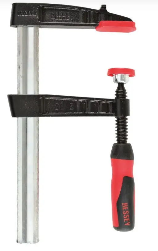 Bessey Tg4.008+2K F-Style Woodworking Clamp – 8 X 4 Inch, 880 Lb Clamping Force, Light-Duty Design 1