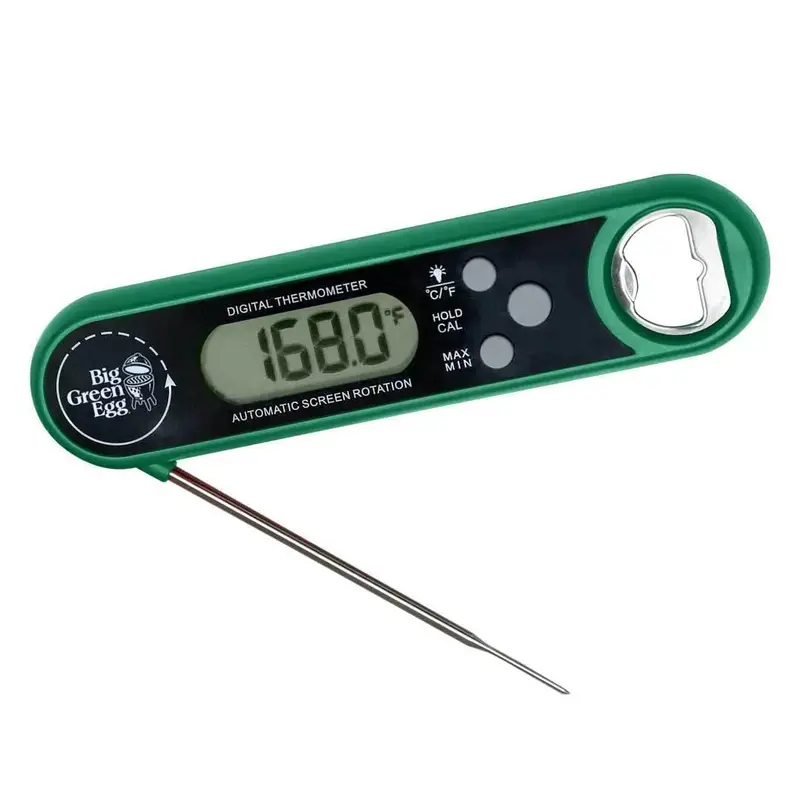Big Green Egg Instant-Read Digital Thermometer With Integrated Bottle Opener 1