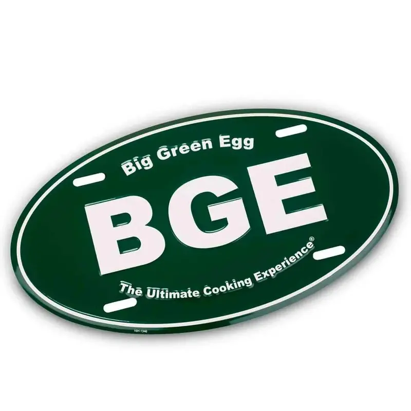 Big Green Egg Oval Green Logo Decorative Sign 1