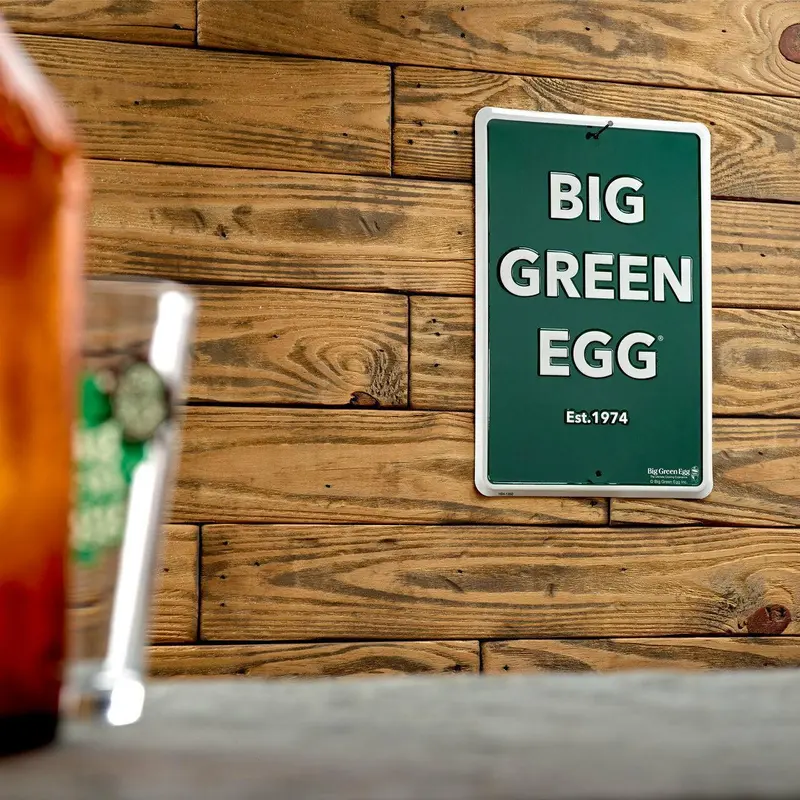 Big Green Egg Vintage Aluminum 'Est. 1974' Wall Sign 1