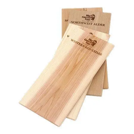 Big Green Egg Western Red Cedar Grilling Planks – Natural Wood Flavor 1