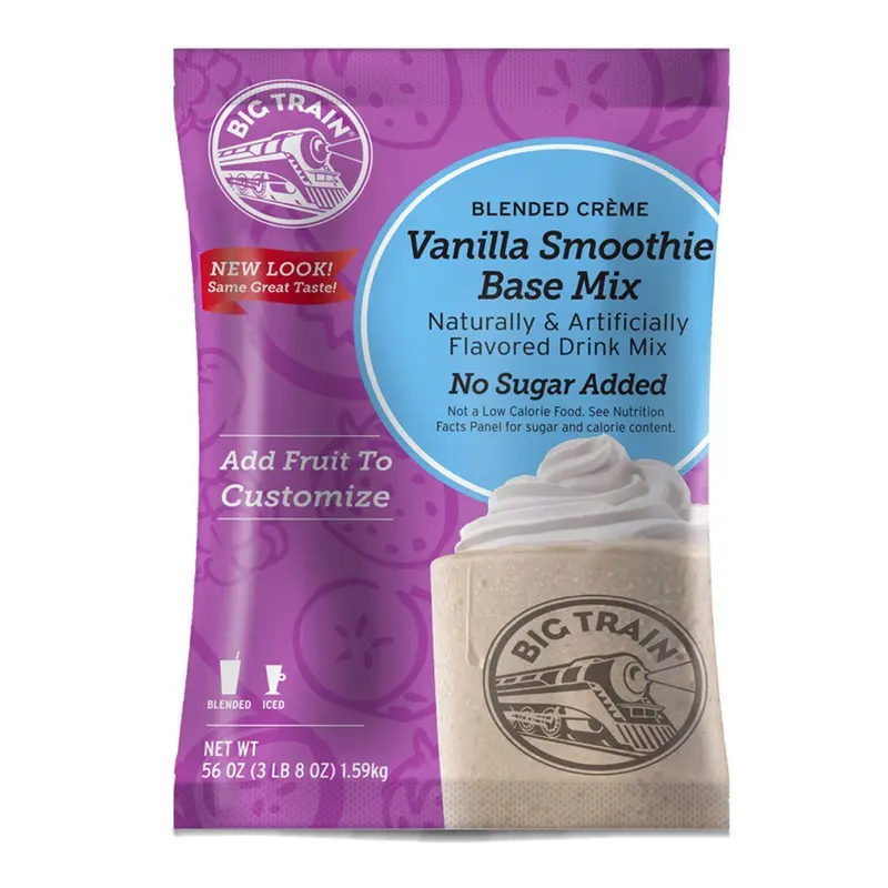 Big Train Blended Crème – Vanilla Smoothie Base, No Added Sugar (3.5 Lb) 1