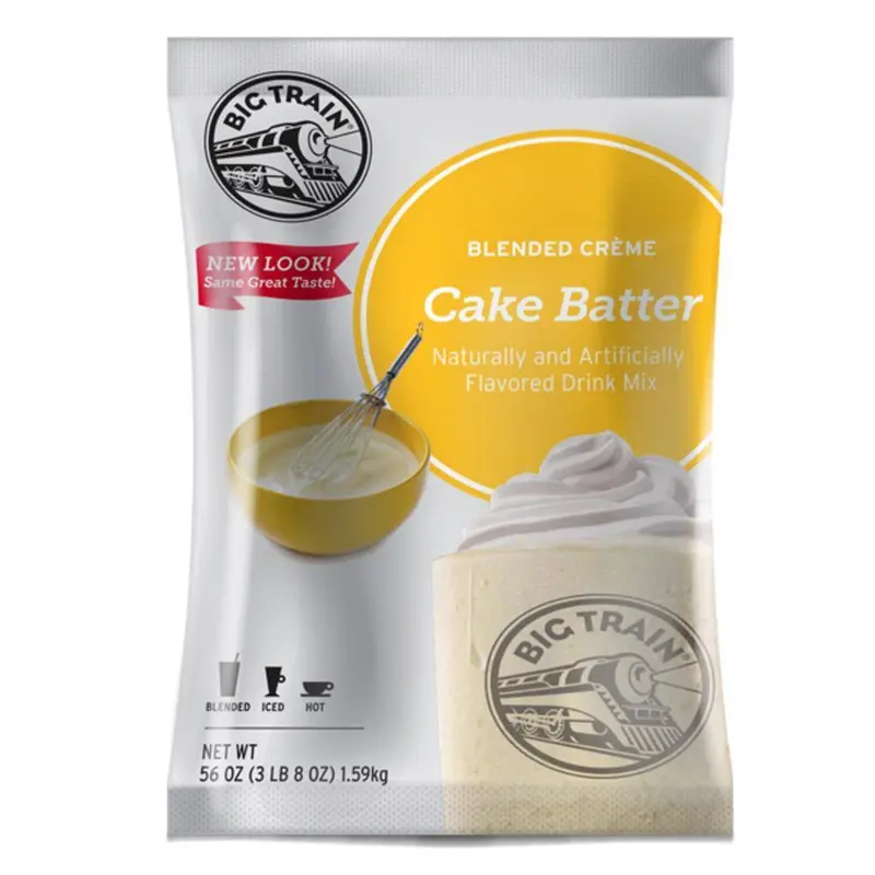Big Train Cake Batter Blended Creme – 3.5 Lb Bag 1
