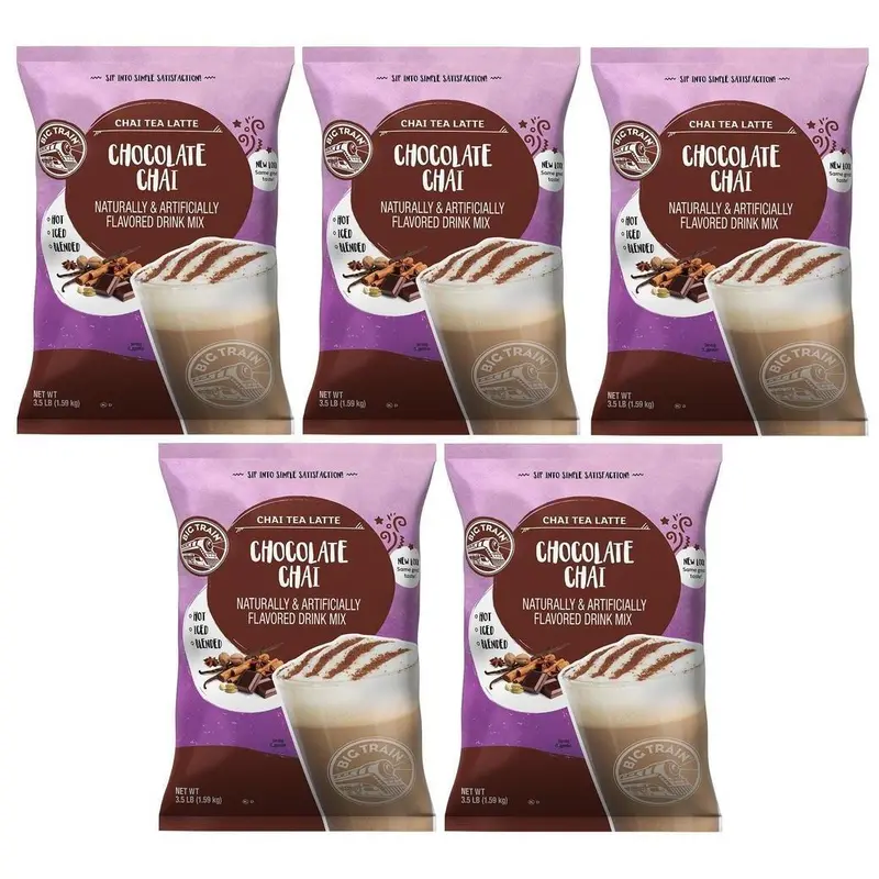 Big Train Chai Tea Latte Mix – 3.5 Lb Bag (Case Of 5) 1
