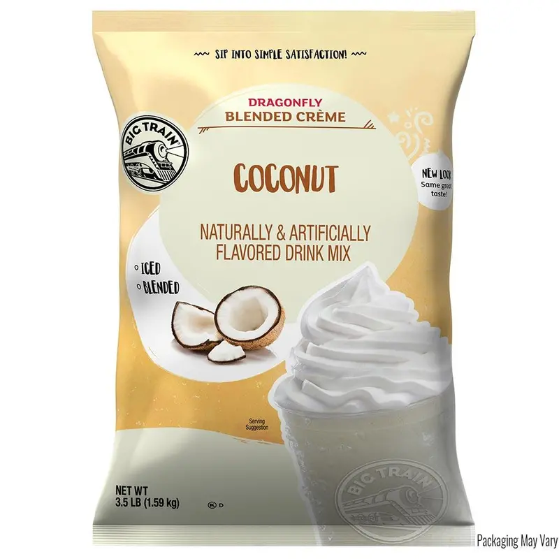 Big Train Dragonfly Coconut Blended Creme – 3.5 Lb Bag 1