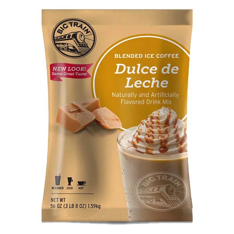 Big Train Dulce De Leche Blended Ice Coffee Mix – 3.5 Lb Bag 1
