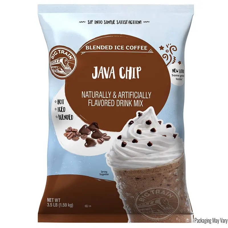 Big Train Java Chip Blended Ice Coffee Mix – 3.5 Lb Bag 1