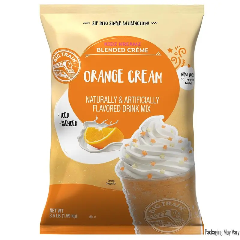 Big Train Kidz Kreamz Orange Cream Blend – 3.5 Lb Bag 1