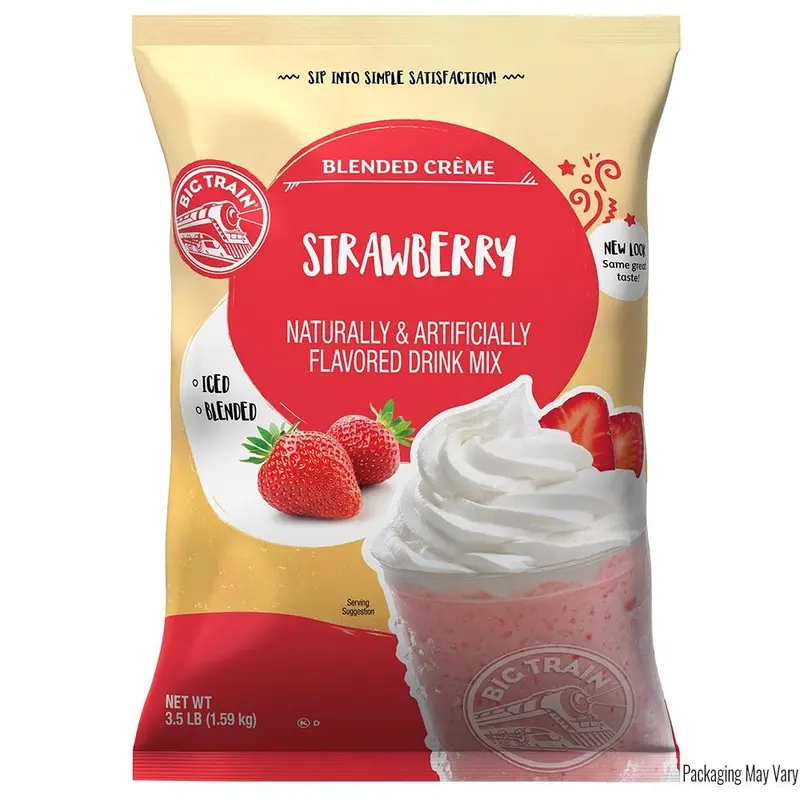 Big Train Strawberry Blended Creme – 3.5 Lb Bag 1