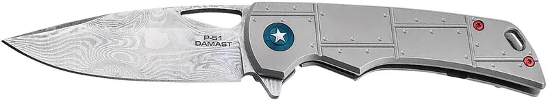 Boker Plus P51 Damascus Trapper – Premium Hand-Forged Damascus Steel Blade, Ergonomic Handle 1