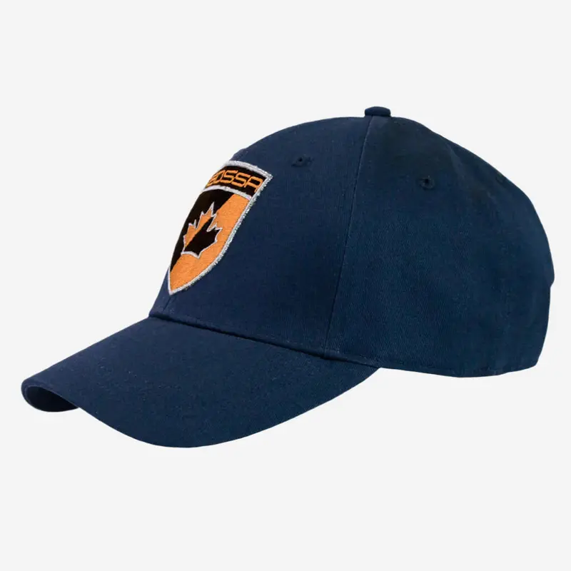 Bossa Adjustable Navy Baseball Cap – Flat Brim Snapback Style 1