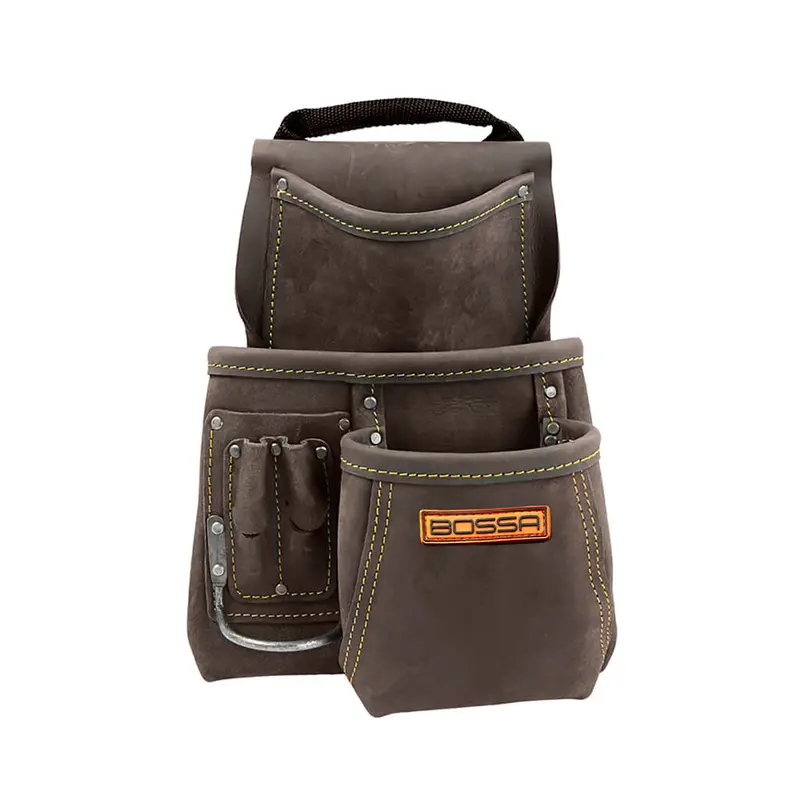 Bossa Full-Grain Leather Compact 6-Pocket Tool Pouch 1