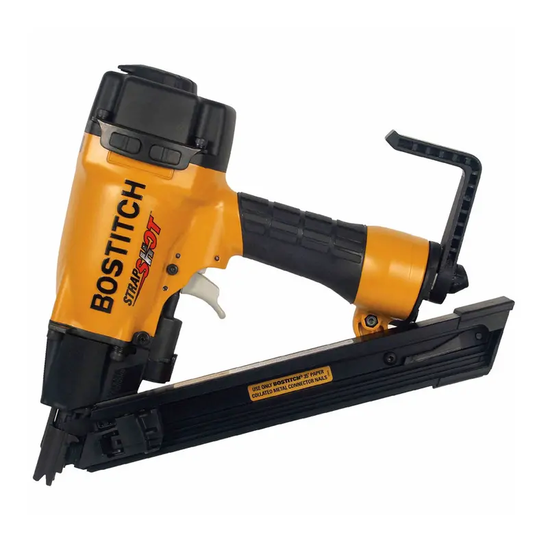 Bostitch Mcn150 35° Pneumatic Metal Connector Nailer – 1-1/2" Capacity With Rafter Hook 1