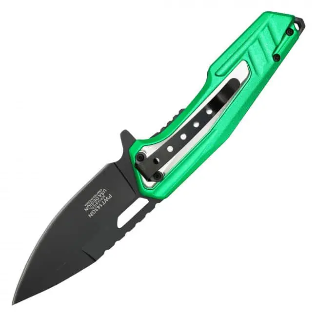 Boston Celtics Tatum #0 Spring-Loaded Knife — Green & White 1