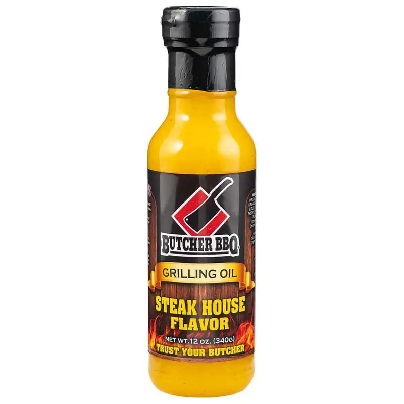 Butcher Bbq Steakhouse Grilling Oil – 12 Oz Flavor-Infused Oil 1