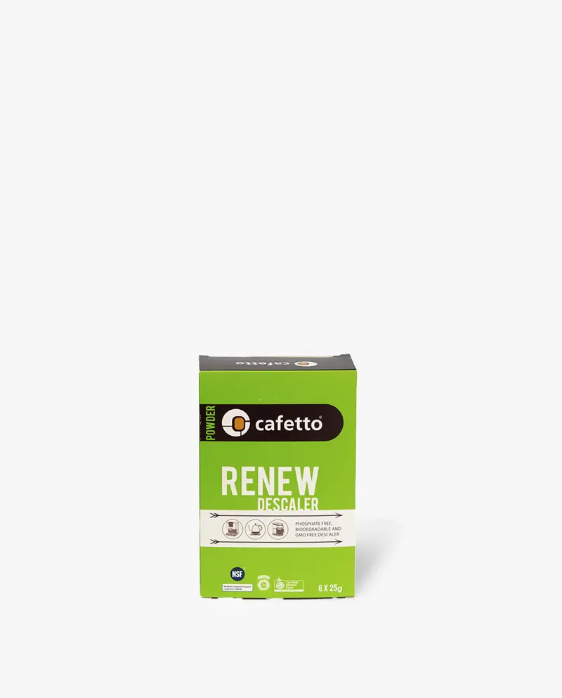 Cafetto Renew Descaler – 6 × 25G Food-Grade Descaling Sachets 1