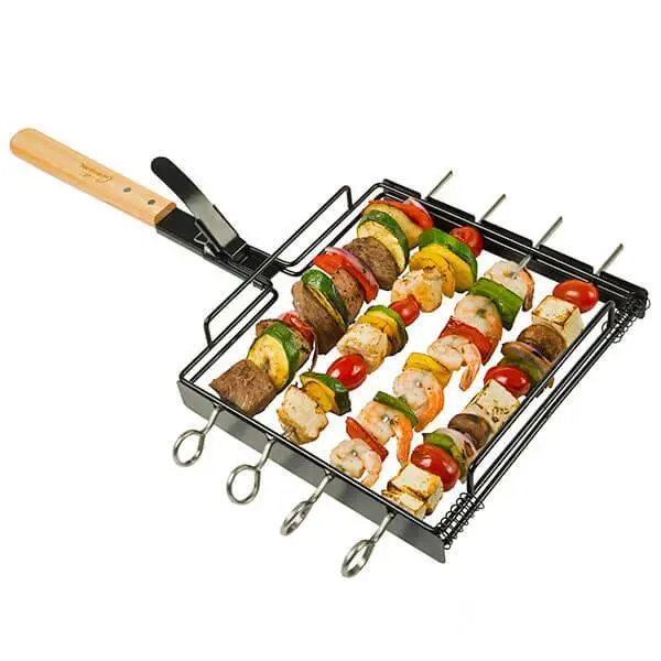 Cameron’S Bbq Skewer Rack: Multi-Skewer Holder For Even Grilling 1