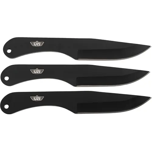 Camp Uzi Throwing Knife Set – 3-Piece With Sheath 1