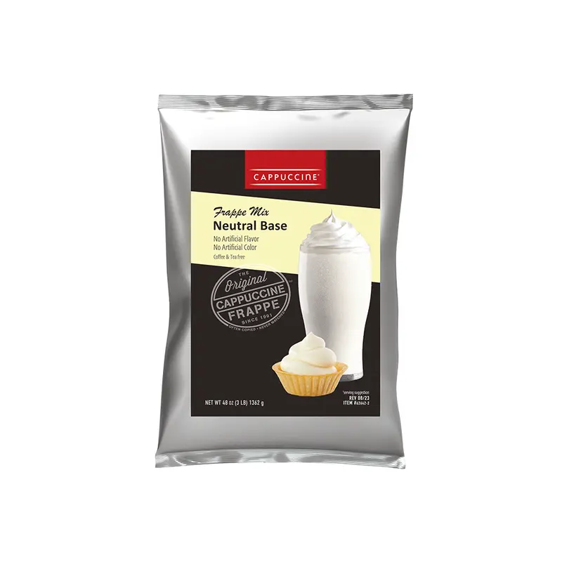 Cappuccine Frappe Mix – Neutral Base For Custom Flavor Blending 1