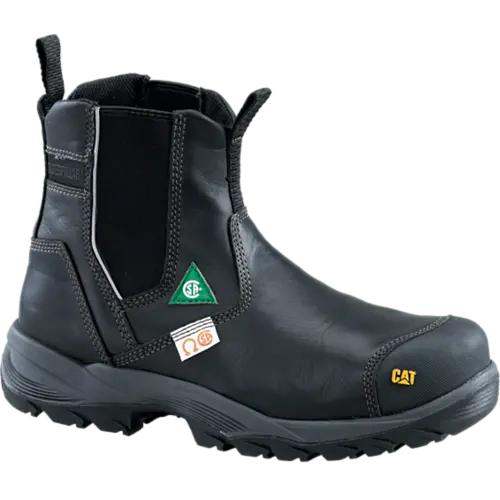 Cat Propane 7" Slip-On Work Boots – Steel-Toe Safety Footwear 1