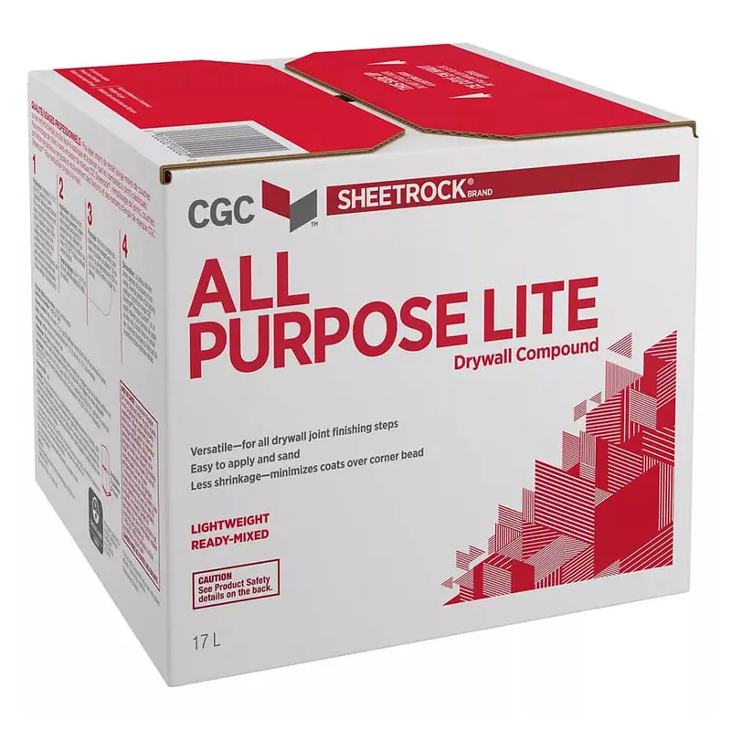 Cgc Sheetrock All-Purpose Lite Drywall Compound – 17-Litre Lightweight Mix 1