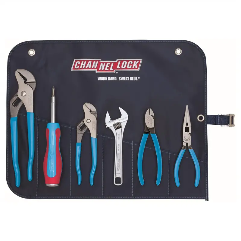Channellock Gp-7 6-Piece Professional Tool Set With Carrying Roll 1