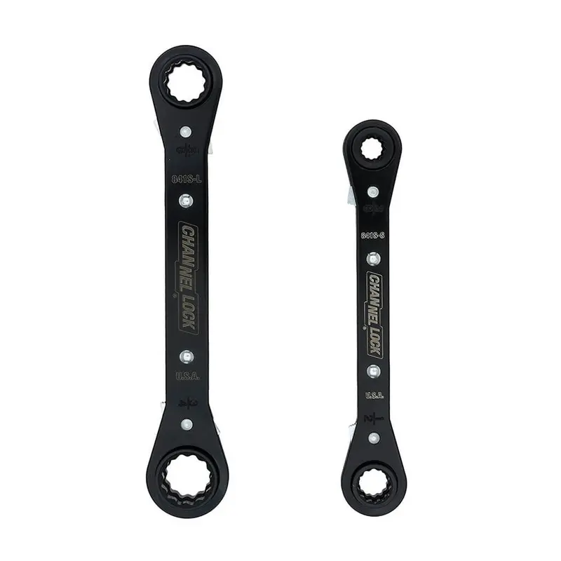 Channellock Imperial Ratcheting Combination Wrench Set — 2-Piece (Model 841S) 1
