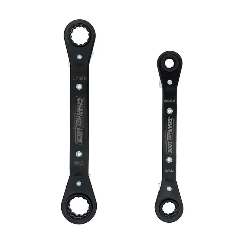 Channellock Metric Ratcheting Combination Wrench Set — 2-Piece (Model 841M) 1