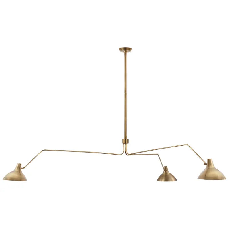 Charlton Grande Triple-Arm Statement Chandelier 1