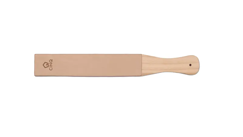 Cinq Leather Strop – Professional-Grade Honing Tool For Straight Razors & Knives 1